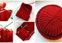 Fold Up Crown Hat Knitting Free Pattern - Unisex Adult #Hat; Free #Knitting; Patterns