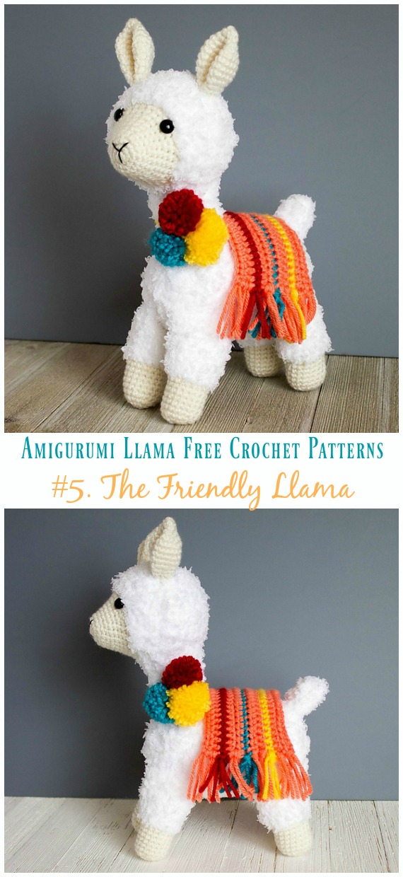 Free Amigurumi Llama Toy Softies Crochet Patterns