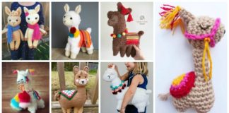 Free Amigurumi Llama Toy Softies Crochet Patterns