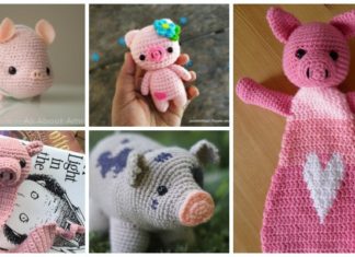 Amigurumi Pig Softies Free Crochet Patterns