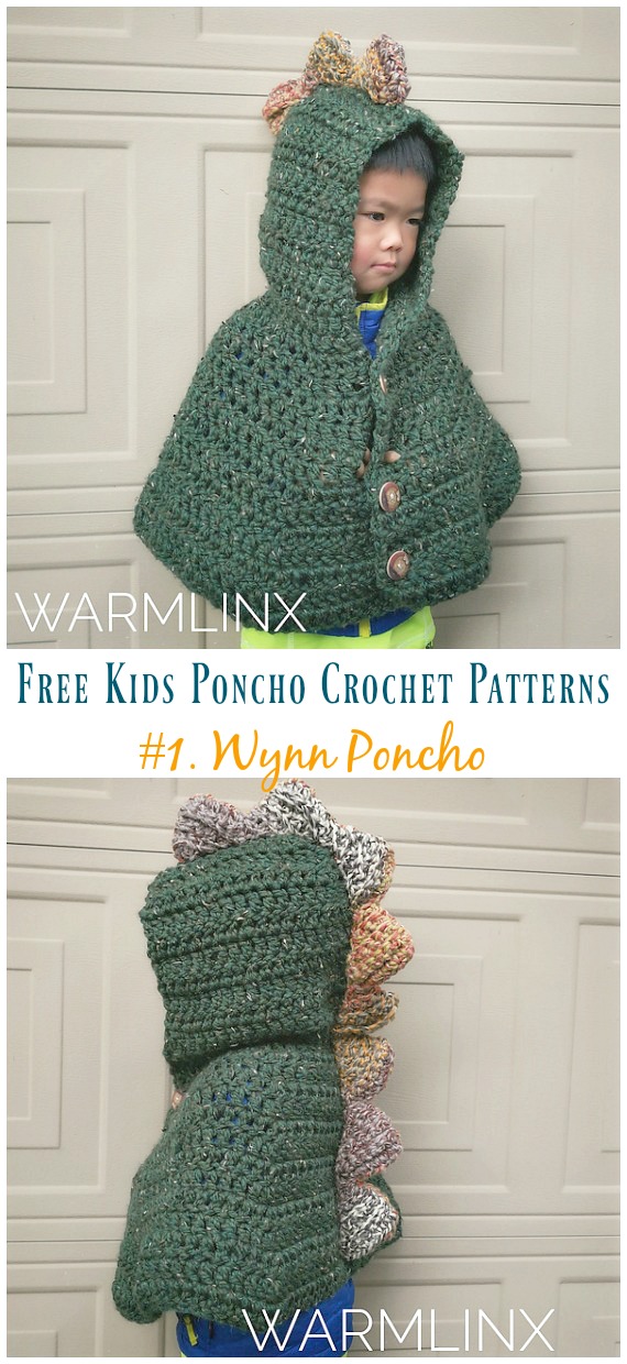 Ponchos for Little Girls Crocheted