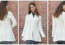 Ice Dancer Cardigan Knitting Free Pattern - Women #Cardigan; Free #Knitting; Patterns