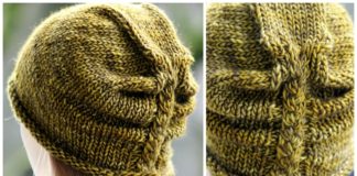 I'm Lichen This Hat Knitting Free Pattern - #Women; Beanie #Hat; Free #Knitting; Patterns 