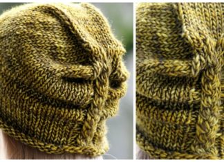 I'm Lichen This Hat Knitting Free Pattern - #Women; Beanie #Hat; Free #Knitting; Patterns 