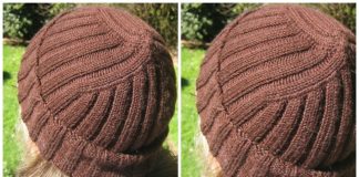 Jacques Cousteau Hat Knitting Free Pattern - Unisex Adult #Hat; Free #Knitting; Patterns