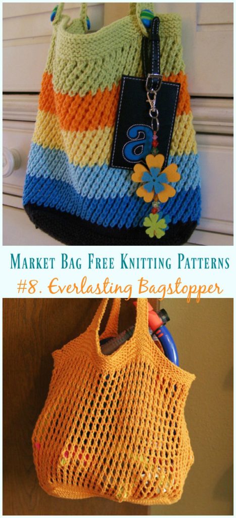 Market Bag Free Knitting Patterns