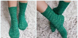 Monkey Socks Knitting Free Pattern- Women #Socks; Free #Knitting; Patterns
