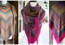Noro Woven Stitch Shawl knitting Free Pattern - Women #Shawl; Free #Knitting; Patterns
