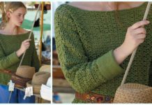 Sicily Sweater Crochet Free Pattern - Fall Winter Women #Sweater; Free #Crochet; Pattern
