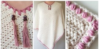 Topaz Poncho Crochet Free Pattern - Women #Poncho; Free #Crochet; Patterns