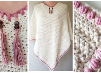 Topaz Poncho Crochet Free Pattern - Women #Poncho; Free #Crochet; Patterns
