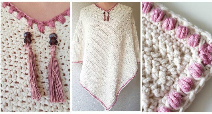 Topaz Poncho Crochet Free Pattern - Women #Poncho; Free #Crochet; Patterns