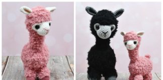 Crochet Alpaca Toy Amigurumi Free Pattern - Free #Amigurumi; #Llama Toy Softies Crochet Patterns