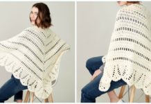 Caron Prayer Shawl Crochet Free Pattern - Women Lace #Shawl; Free #Crochet; Patterns