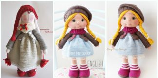 Crochet TonTon Bunny Doll Amigurumi Free Patterns