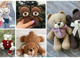 Free Amigurumi Bear Toy Softies Crochet Patterns