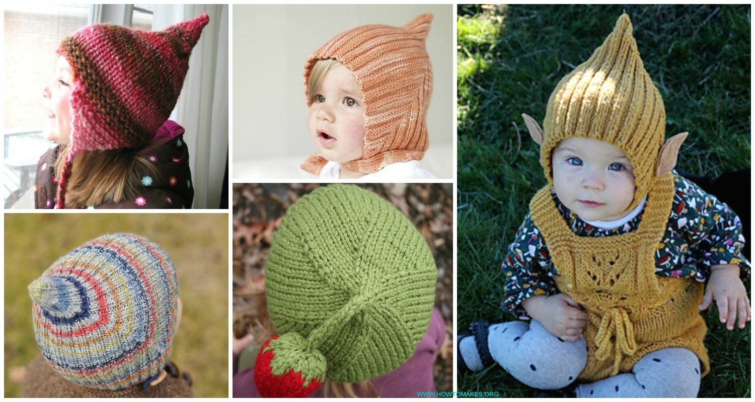 Kids Pixie Hat Free Knitting Patterns