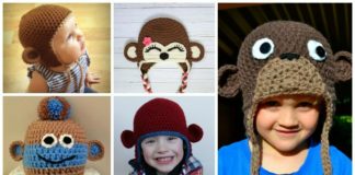 Monkey Hat Free Crochet Patterns