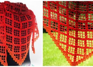 Rainbow Sister Shawl Crochet Free Pattern - Women Lace #Shawl; Free #Crochet; Patterns