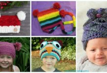Sack Hat Free Crochet Patterns