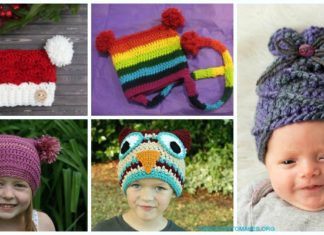 Sack Hat Free Crochet Patterns