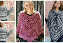 Women Poncho Free Crochet Patterns