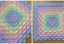 Fluffy Meringue Stitch Blanket Crochet Free Pattern Fluffy Meringue Stitch Blanket Crochet Free Pattern - Never Ending Square #Blanket; #Crochet; Free Pattern