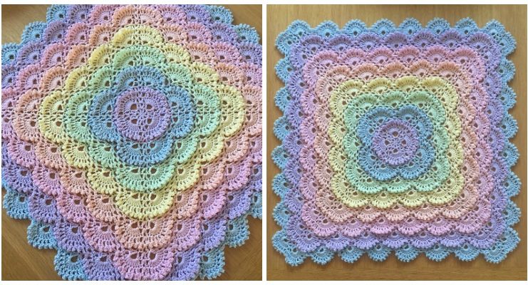 Fluffy Meringue Stitch Blanket Crochet Free Pattern Fluffy Meringue Stitch Blanket Crochet Free Pattern - Never Ending Square #Blanket; #Crochet; Free Pattern