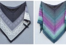 Grinda Shawl Crochet Free Pattern - Women Lace #Shawl; Free #Crochet; Patterns
