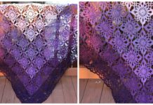 Gypsy Queen Shawl Crochet Free Pattern- Women Lace #Shawl; Free #Crochet; Patterns