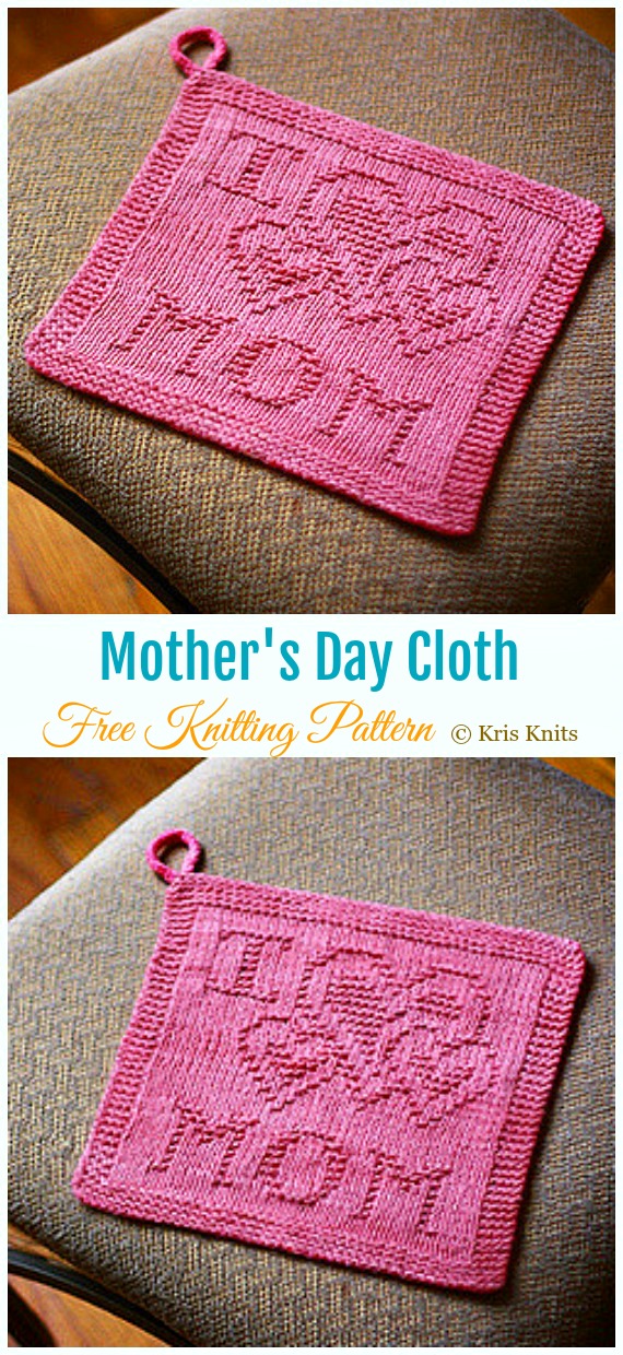 10 Valentine Heart Dish Cloth Free Knitting Patterns