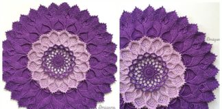 Evocation Doily Crochet Free Pattern - Decorative #Doily; Free #Crochet; Patterns