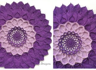 Evocation Doily Crochet Free Pattern - Decorative #Doily; Free #Crochet; Patterns