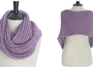 Meringue Cowl Knitting Free Pattern - Women Cowl Free #Knitting Patterns