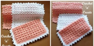 Puff Stitch Dishcloth Free Crochet Patterns