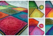 Sophie's Dream Throw Crochet Free Pattern - #Granny; Square #Blanket; Free #Crochet; Patterns