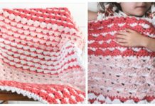 Strawberries Cream Blanket Crochet Free Pattern Strawberries Cream Blanket Crochet Free Pattern - Stripy #Blanket; Free #Crochet; Patterns