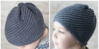 The Twist Beanie Hat Crochet Free Pattern - #Beanie; Hat Free #Crochet; Patterns