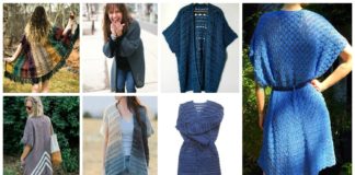 Women Kimono Cardigan Free Crochet Patterns