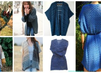 Women Kimono Cardigan Free Crochet Patterns