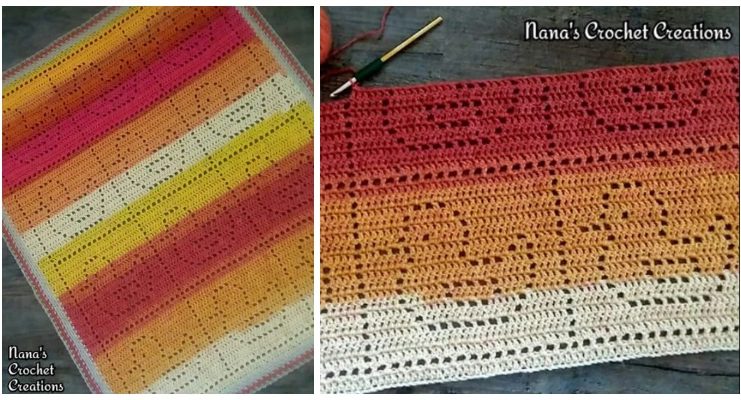Rubber Duckies Throw Crochet Free Pattern Rubber Duckies Throw Crochet Free Pattern - Fillet #Blanket; Free #Crochet; Patterns