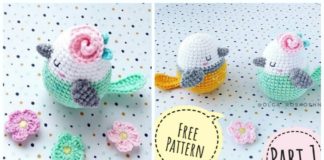 Amigurumi Spring Bird Crochet Free Pattern - Crochet #Bird; #Amigurumi; Free Patterns