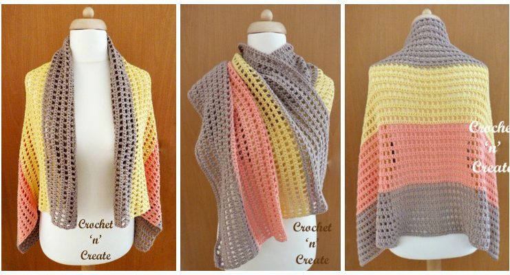 Cotton Wrap Crochet Free Pattern Cotton Wrap Crochet Free Pattern - Women Shawl #Wrap; Free #Crochet; Patterns