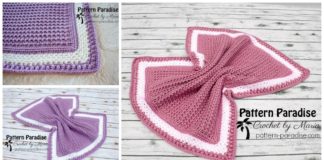 One Row Repeat Skylar Blanket Crochet Free Pattern - Never Ending Square #Blanket; #Crochet; Free Patterns