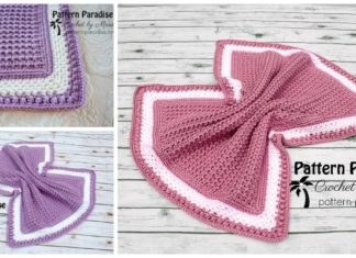 One Row Repeat Skylar Blanket Crochet Free Pattern - Never Ending Square #Blanket; #Crochet; Free Patterns