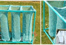 PVC Laundry Sorter Crochet Free Pattern
