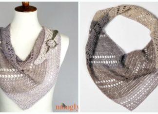 Pixie Shawlette Crochet Free Pattern - Women Lace #Shawl; Free #Crochet; Patterns