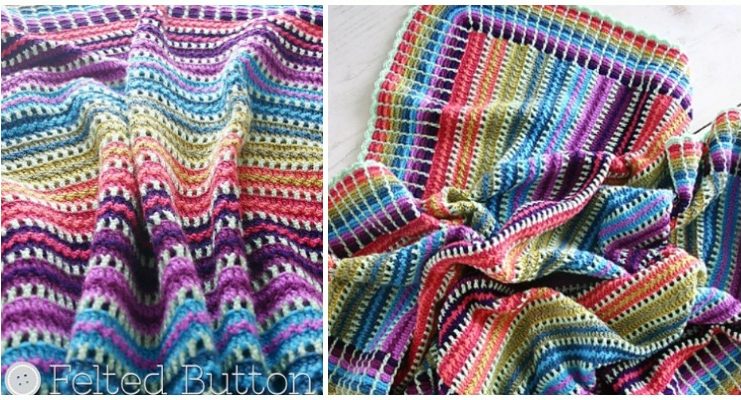 Skittles Blanket Crochet Free Pattern Skittles Blanket Crochet Free Pattern - Stripy #Blanket; Free #Crochet; Patterns