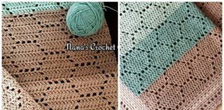Sweet As Can Bee Honeycomb Baby Blanket Crochet Free Pattern - Fillet #Blanket; Free #Crochet; Patterns