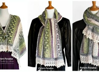 Winter Indulgence Wrap Crochet Free Pattern - Women Shawl #Wrap; Free #Crochet; Patterns
